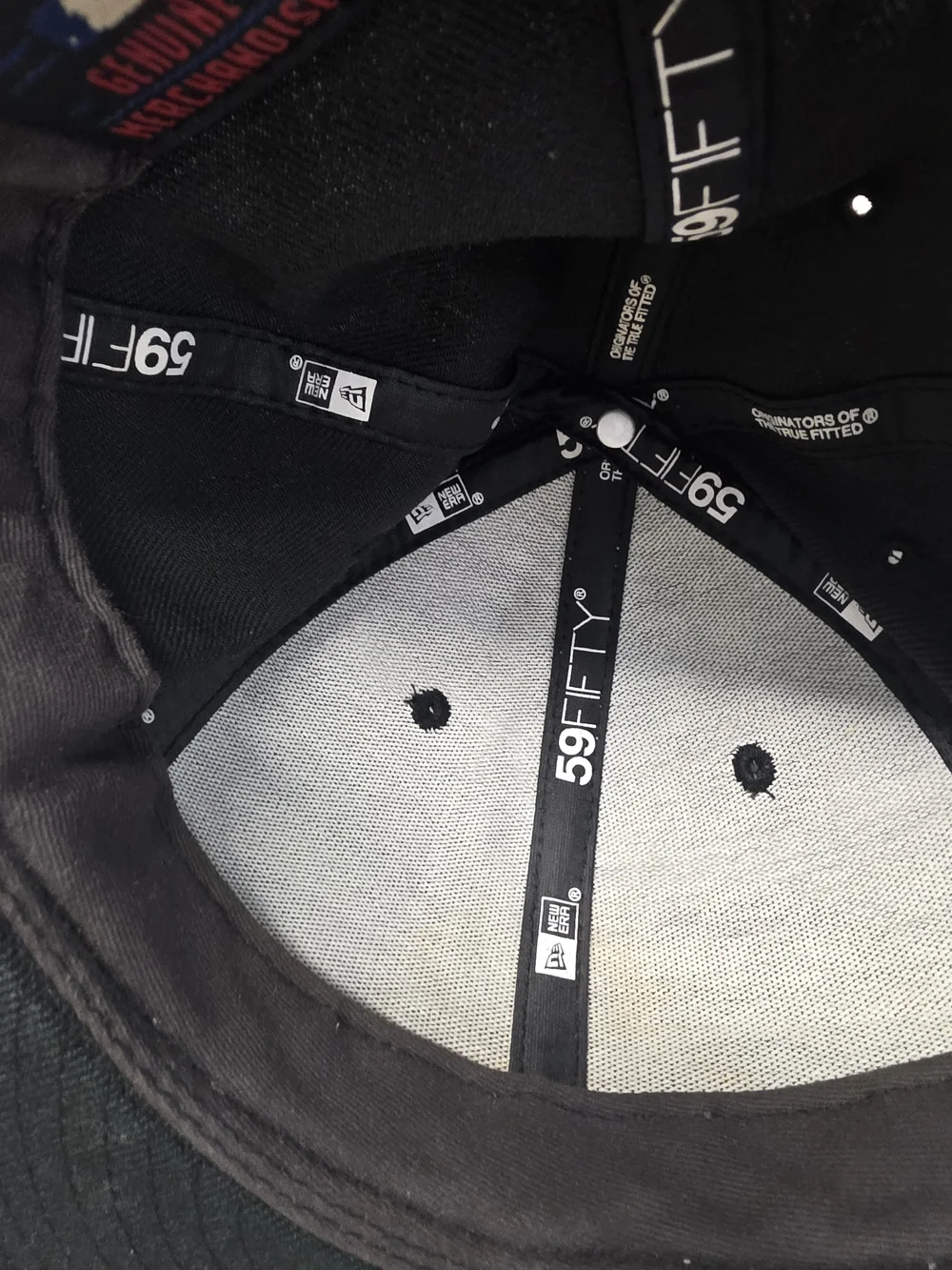 New Era Black Fitted Cap with White Atlanta 'A' Logo